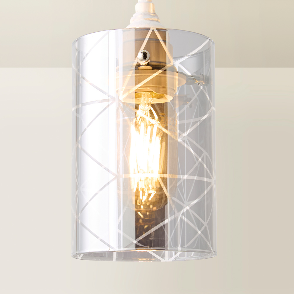 ValueLights Elsie Smoked Glass Small Shade Image 5