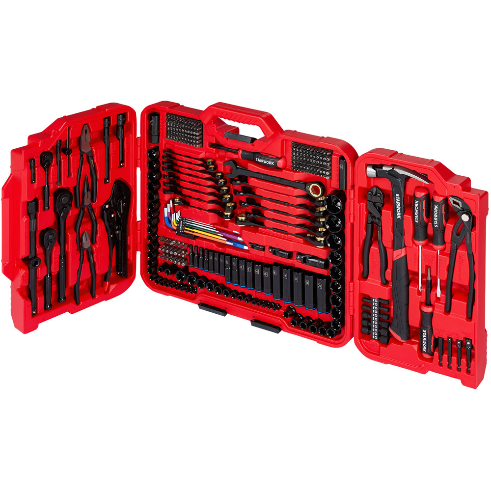 STARWORK True Mechanic 306 Piece Mechanics Tool and Socket Set Image 2