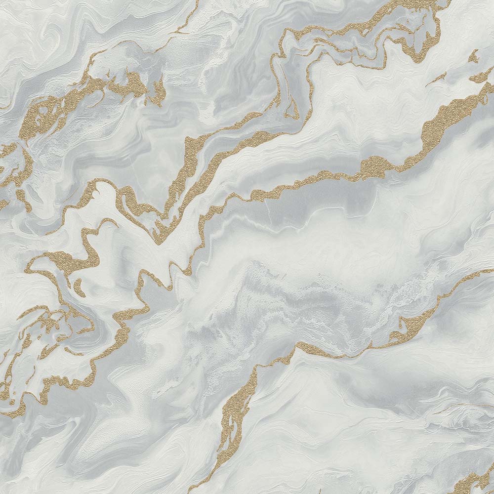 Elle Decoration Mystic Spell Grey Vinyl Wallpaper by Erismann Image 1