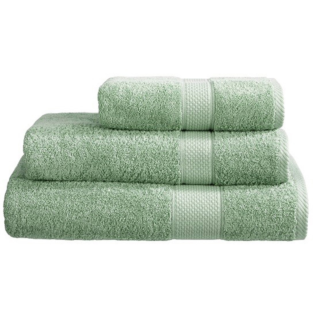 Imperial Ringspun Combed Cotton Seafoam Turkish Hand Towel 2 Pack Image 1