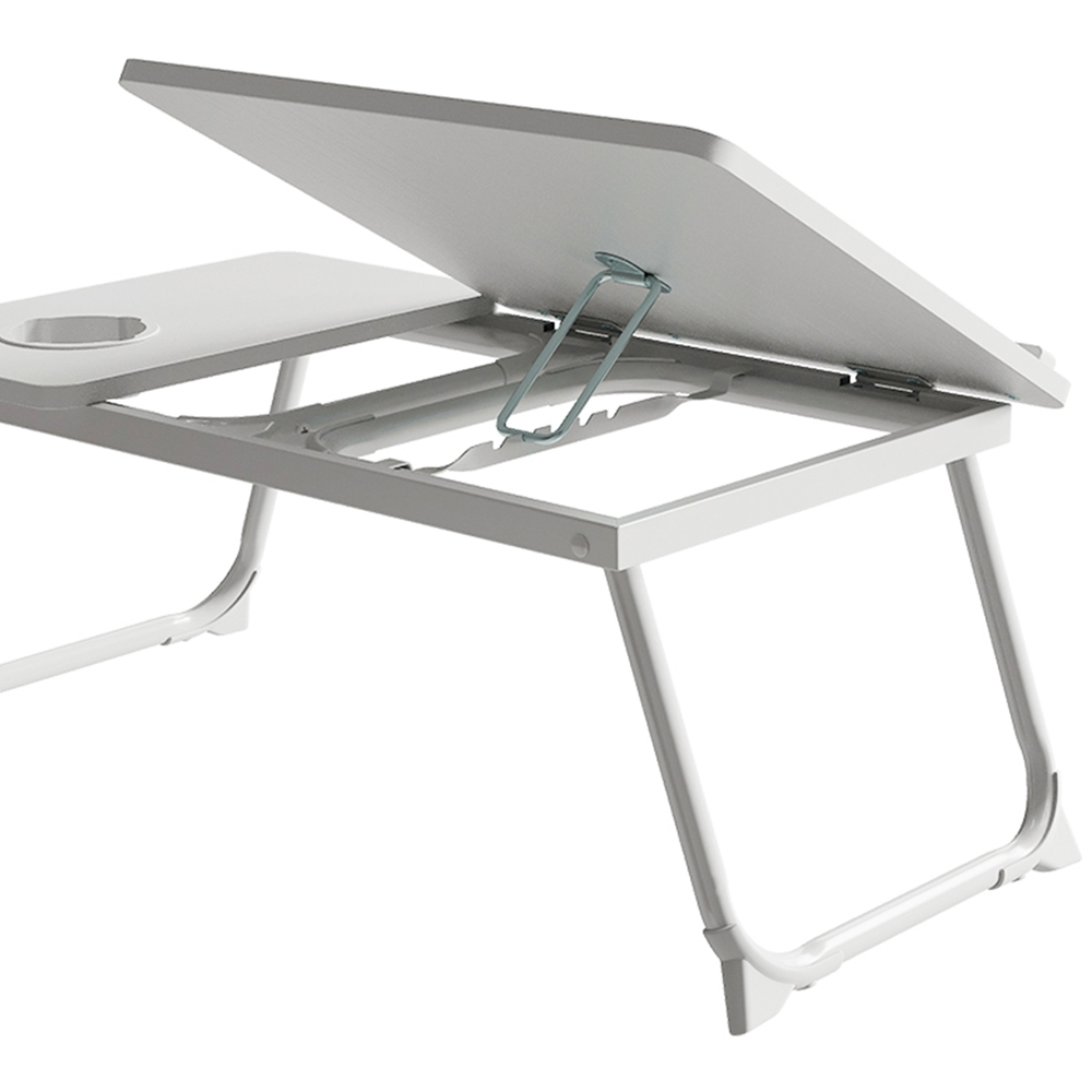 Living and Home Warm White Foldable Laptop Bed Table Image 5