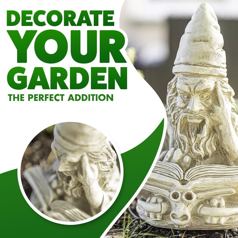 Marco Paul Reading Wizard Statue Garden Ornament Image 5