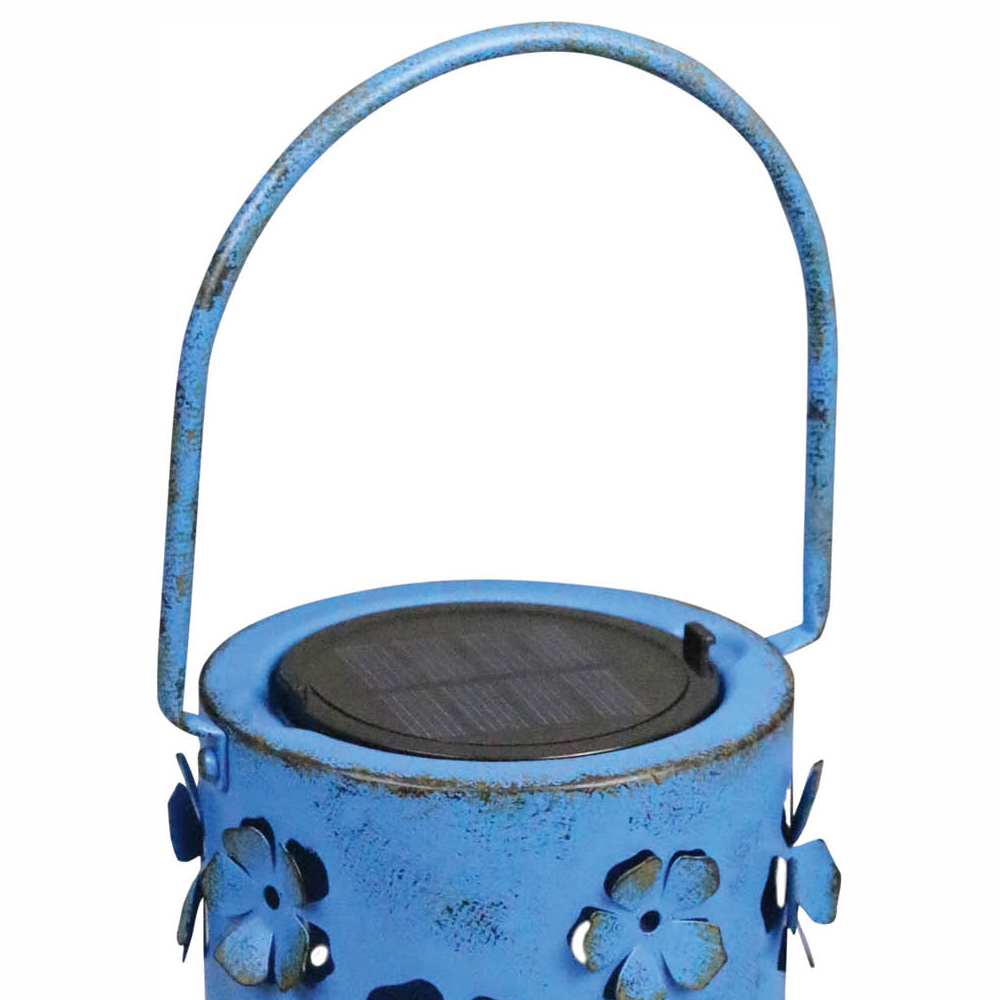 Luxform Blue LED Garden Solar Daisy Flower Lantern Image 3