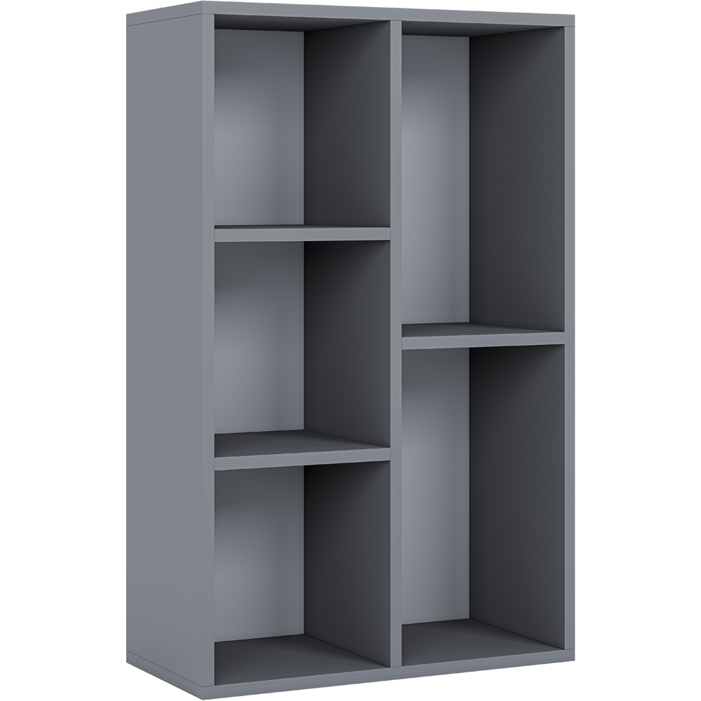 VIDA DESIGNS 5 Shelf Grey Cube Storage Unit Image 2