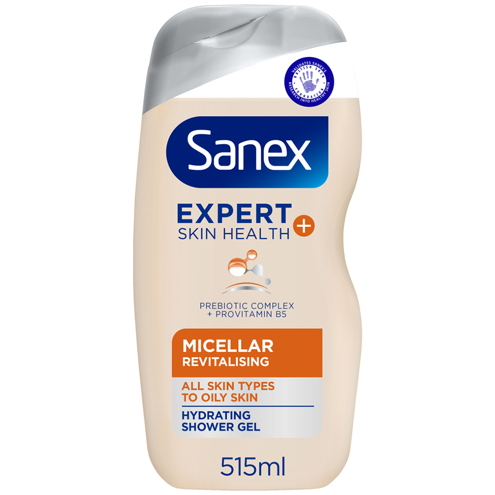 Sanex BiomeProtect Micellar Revitalising Shower Gel 515ml Image 1