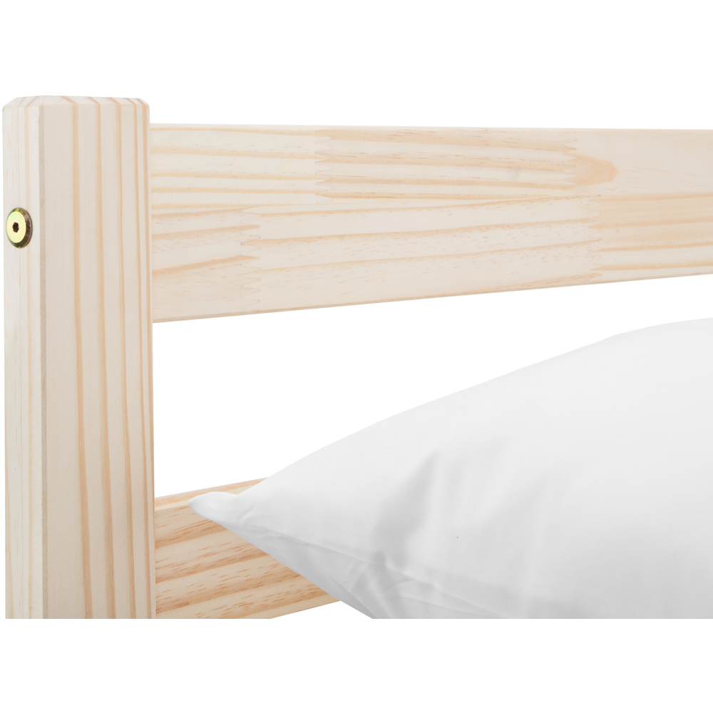 Julian Bowen Sami Double Unfinished Pine Bed Image 5