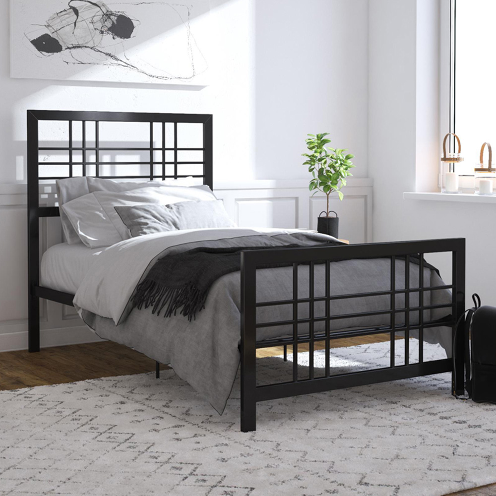Dorel Burbank Single Metal Bed Image 1