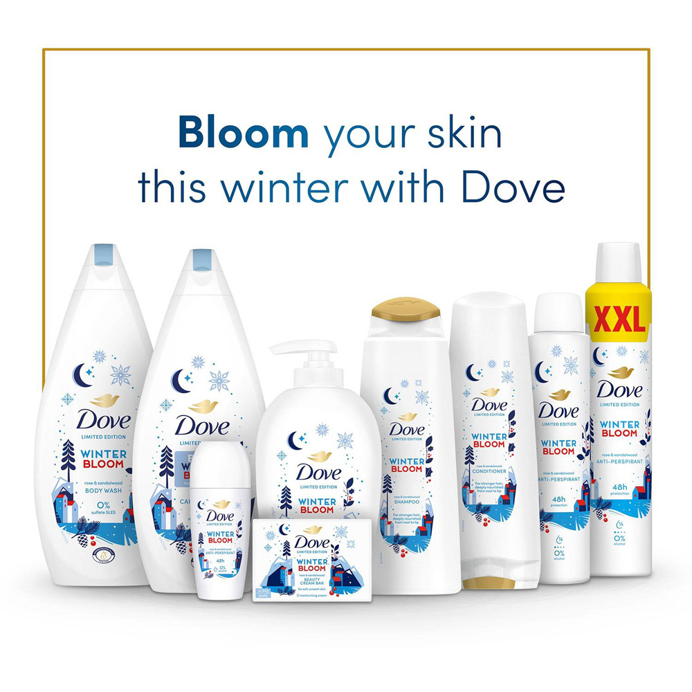 Dove Limited Edition Winter Bloom Antiperspirant Aerosol Deodorant 200ml 6 Pack Image 5