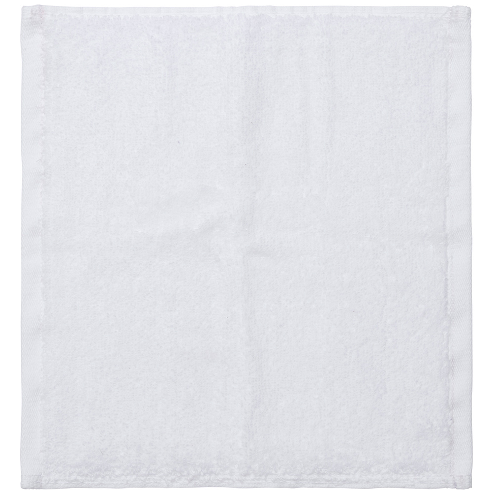 Wilko Supersoft Cotton White Facecloths 2 Pack Image 3