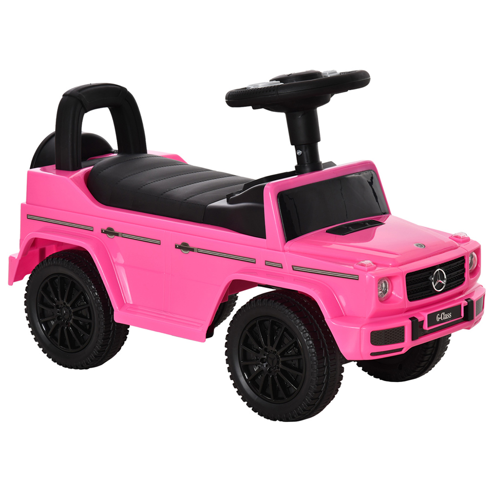 Kids Pink Foot-To-Floor Sliding Car with Interactive Features 12-36 months Image 1