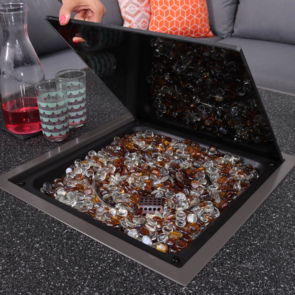 Royalcraft Mayfair 120 8 Seater Aluminium Corner Lounge Set with Fire Pit Image 14