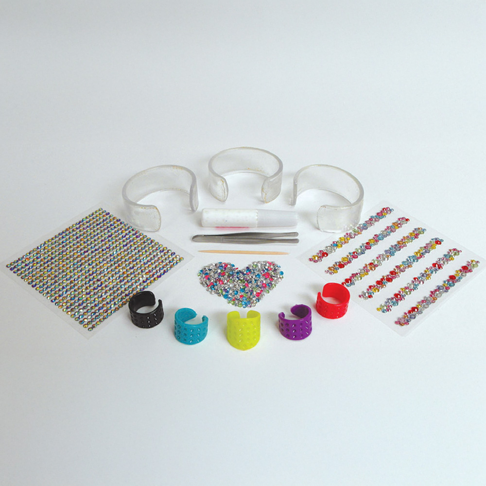 Small World Toys Make Your Own Crystal Gems Jewellery Kit Image 2