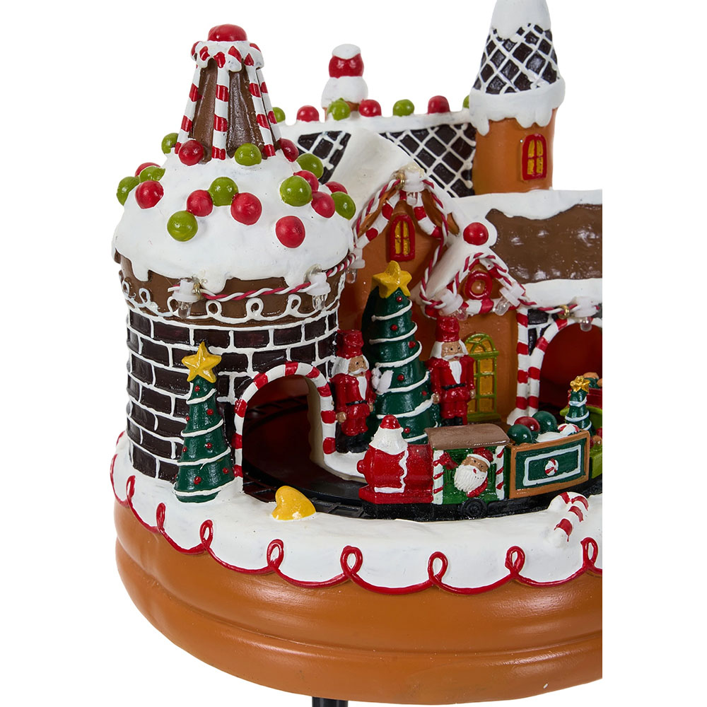 Living and Home Christmas Castle LED Music Box Image 7
