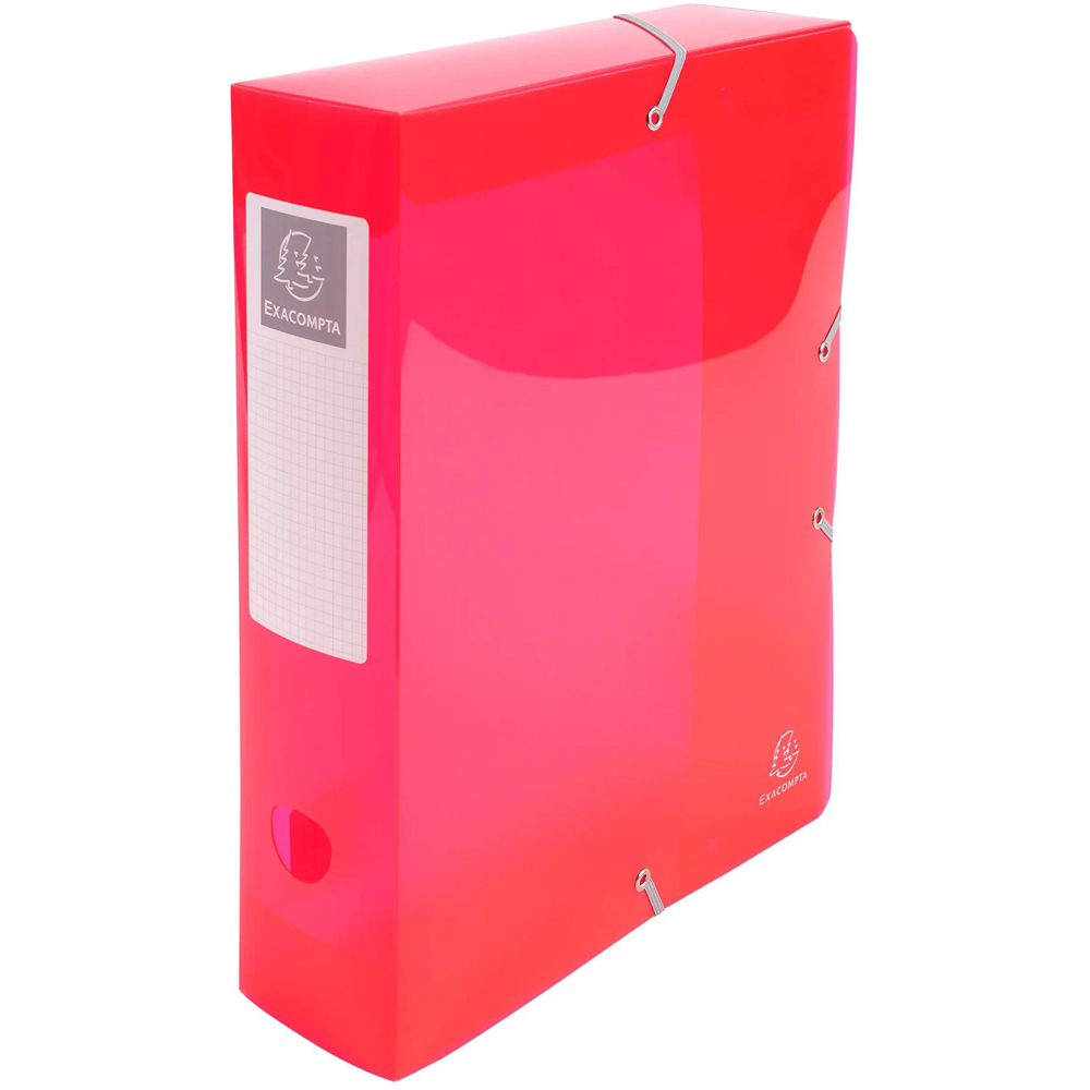Exacompta Iderama A4 Multicolour PP Filing Box 6 Pack Image 5