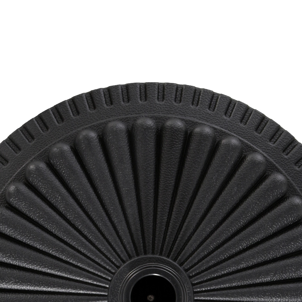 Outsunny 15kg Round Parasol Base Black Image 4