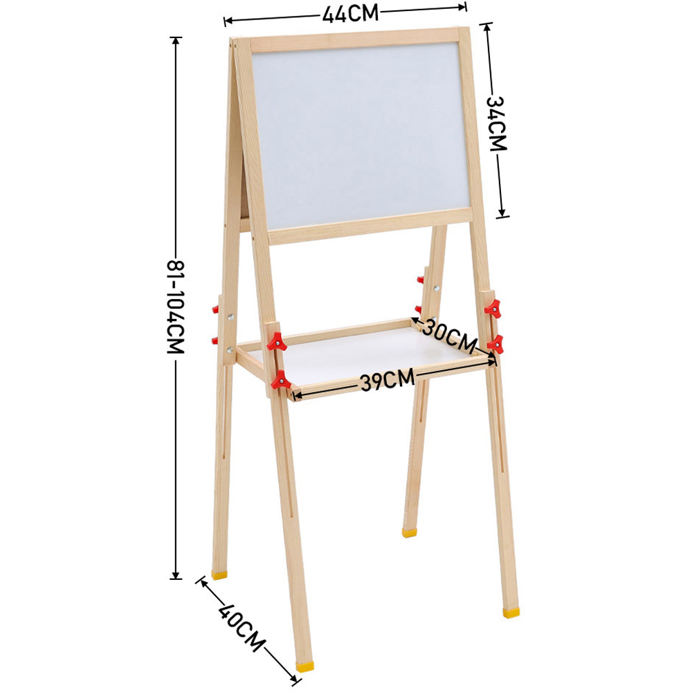 Living and Home Double Sided Height Adjustable Art Easel 104cm Image 6