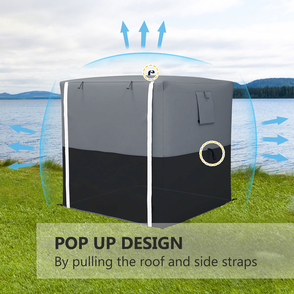 Outsunny 2 x 2m Black Pop Up Gazebo Image 5