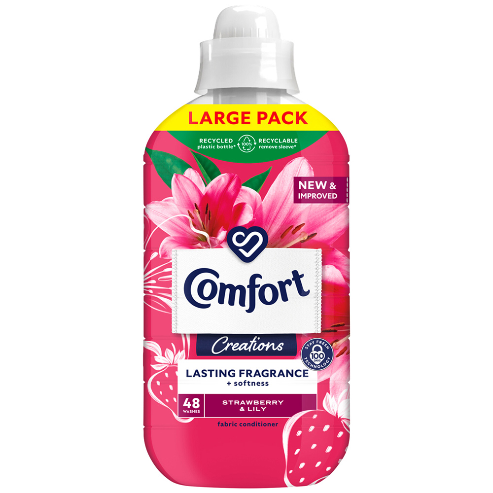 Comfort Creations Strawberry and Lily Fabric Conditioner 48 Washes 1.44L Image