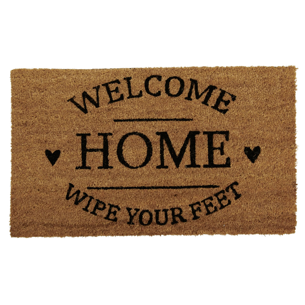 Wilko Design Coir Doormat 43 x 73cm Wilko