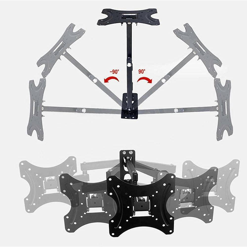 ATEK Full Motion Tilt and Swivel TV Wall Mount Bracket 10 to 42 inch Image 3