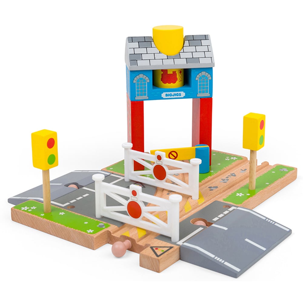 Bigjigs Wooden Rail Signal Box Toy Image 3