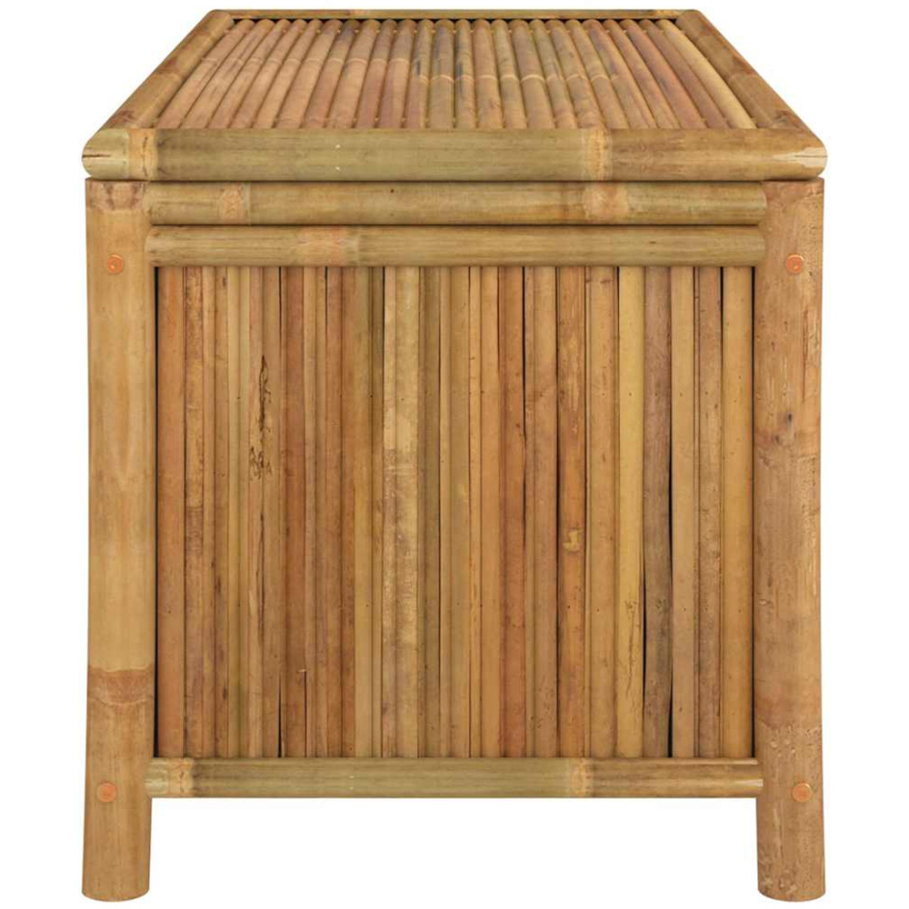 vidaXL 55 x 110 x 52cm Brown Bamboo Garden Storage Box Image 4