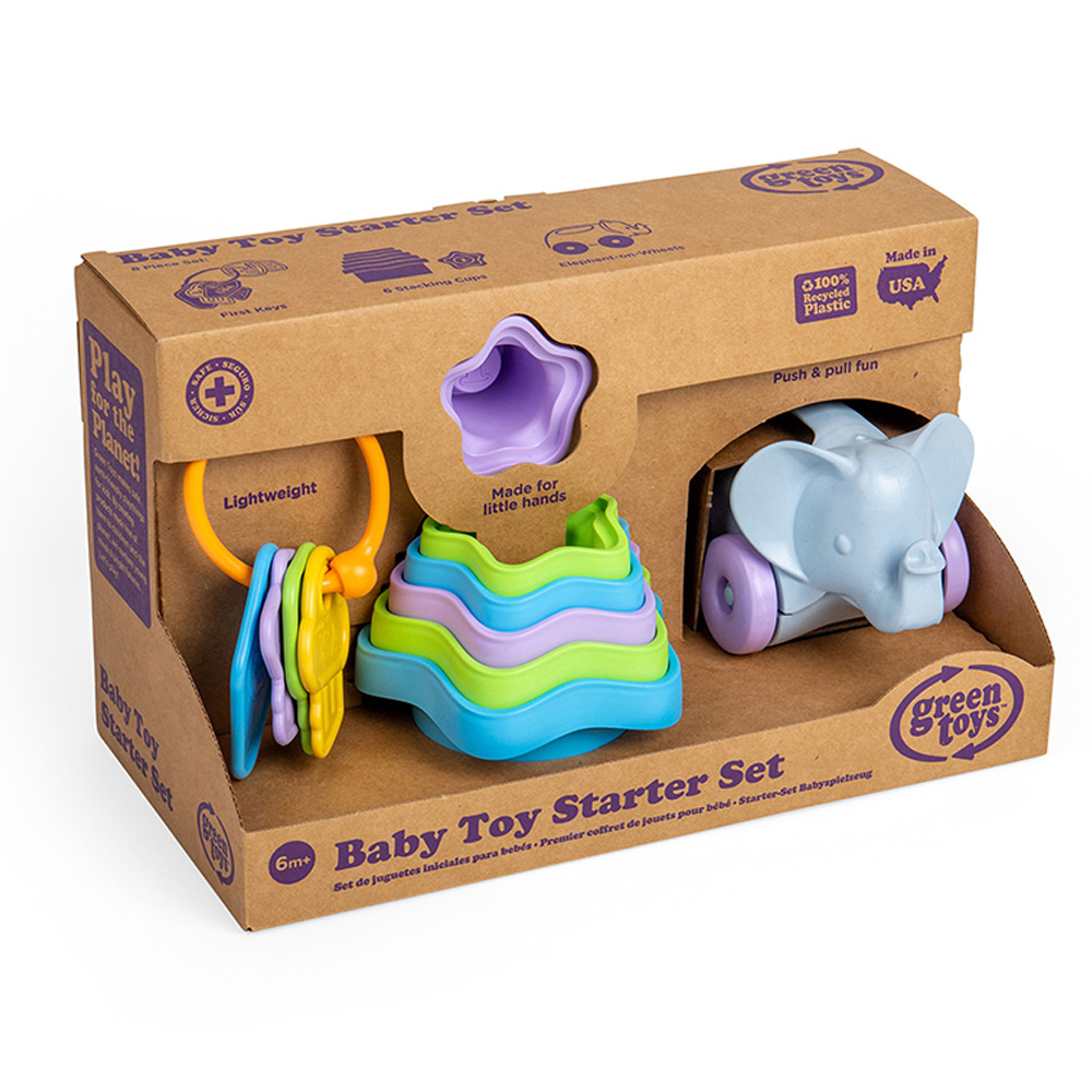 BigJigs Toys Green Toys Baby Toy Starter Set Image 1