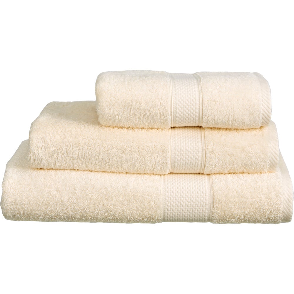 Imperial Ringspun Combed Cotton Cream Turkish Bath Sheet Image 1