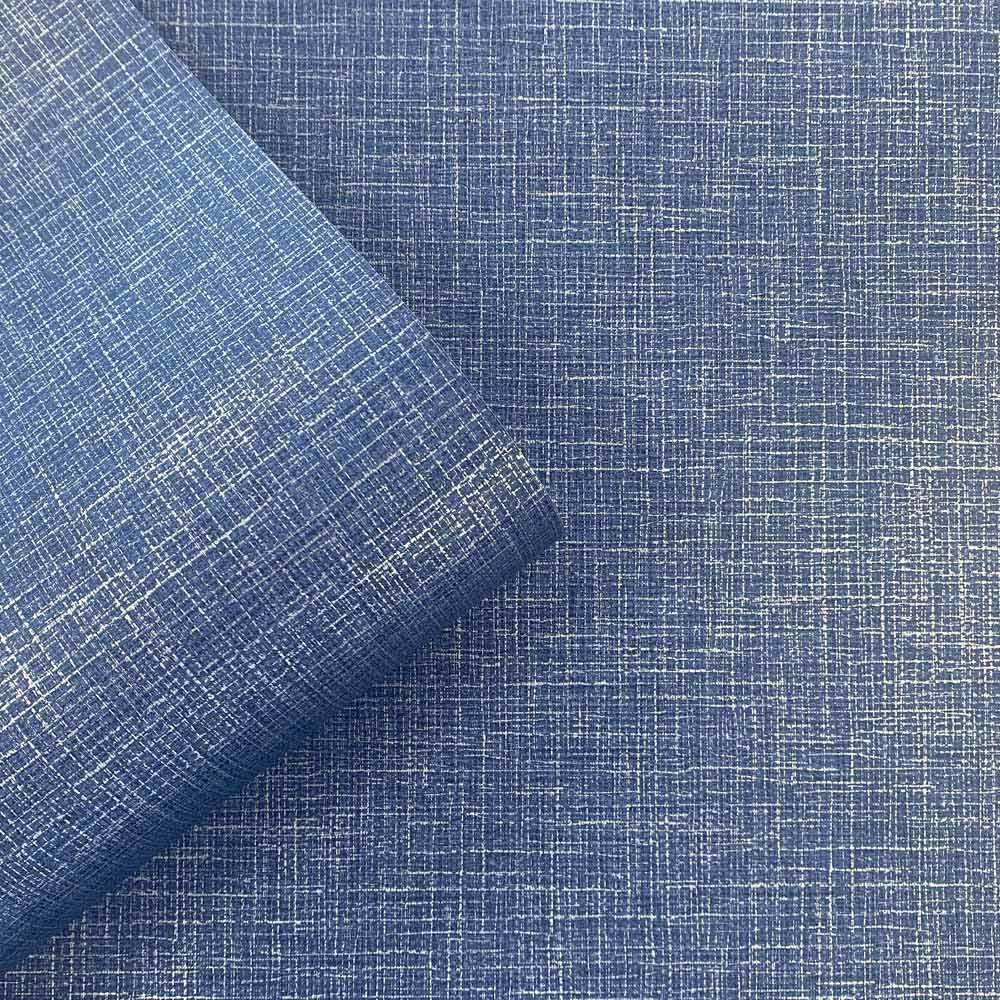 Muriva Opulent Blue Textured Wallpaper Image 2