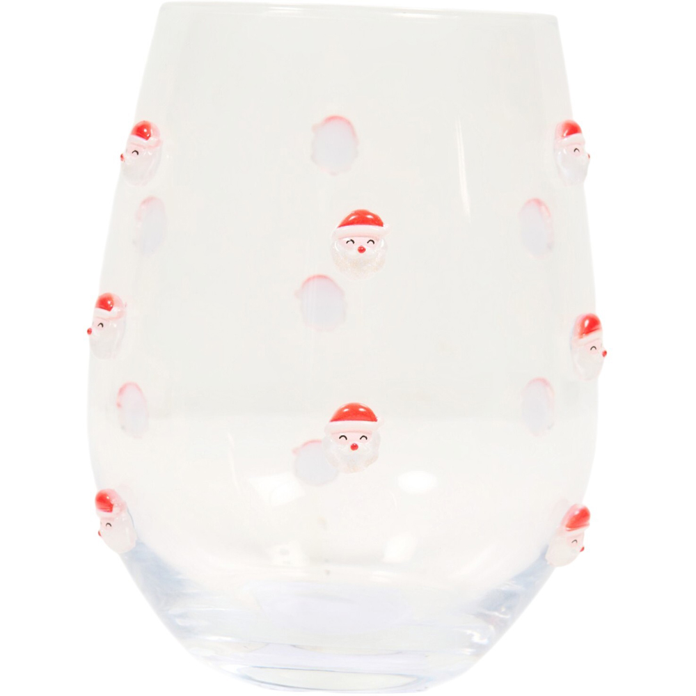Tree or Santa Icon Tumbler Glass Image 2