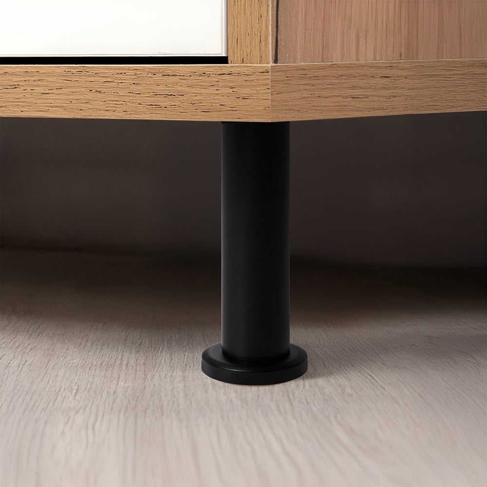 Living and Home Adjustable Round Iron Furniture Leg 32cm 4 Pack Image 5