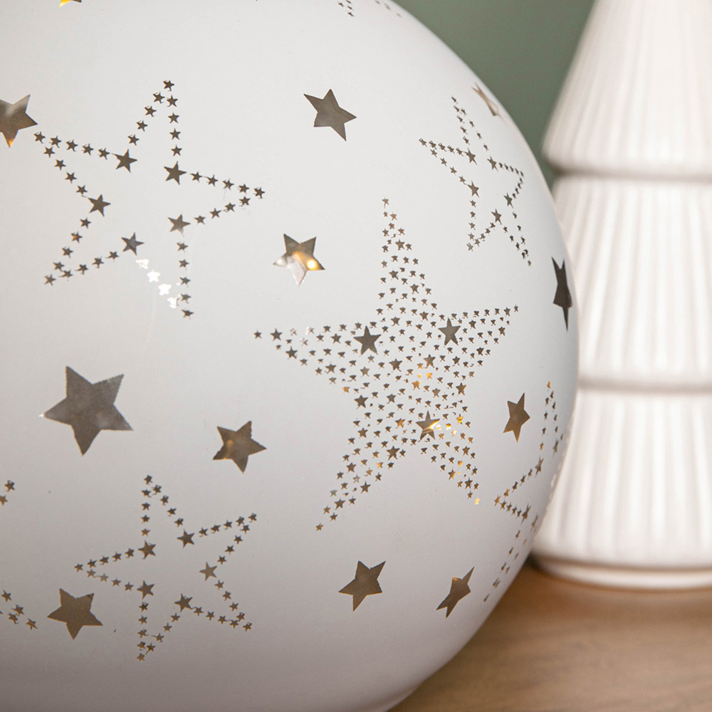 Samuel Alexander Star Glass Ball LED Christmas Decoration Image 5
