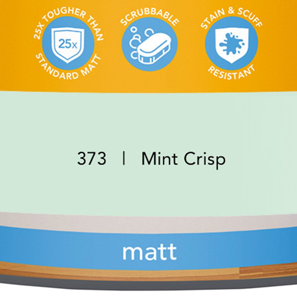 Wilko Tough & Washable Mint Crisp Matt Emulsion Paint 2.5L Image 3