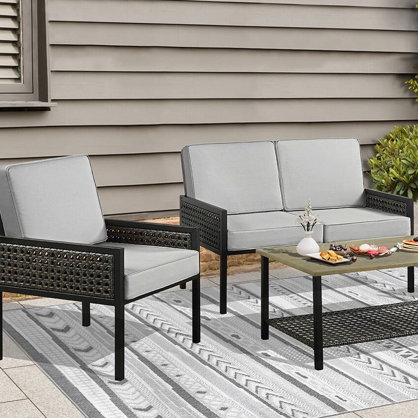 Malay Frisco 4 Seater Deep Seating Set