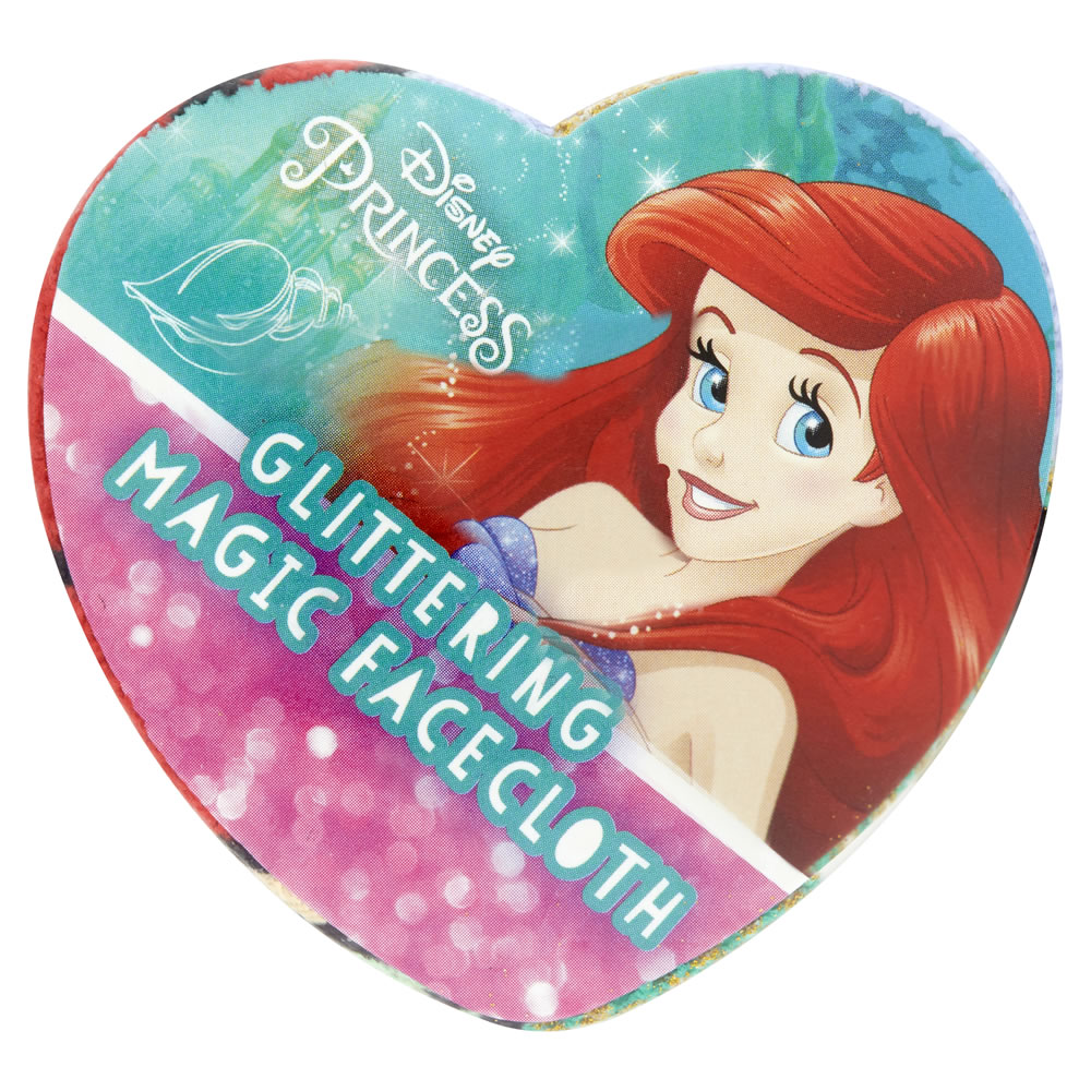 Disney Princess Glitter Magic Face Cloth Image