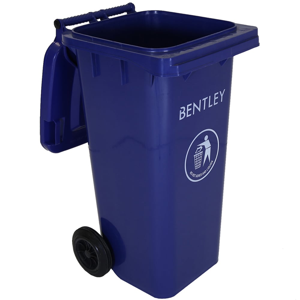 Charles Bentley Blue Wheelie Bin 120L Image 3