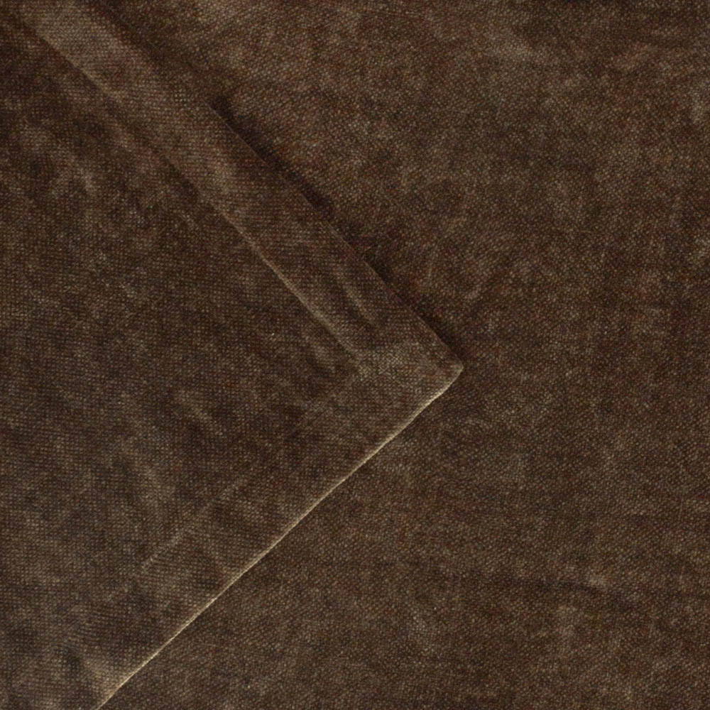 Yard Brown Heavy Chenille Velvet Throw 130 x 180cm Image 3
