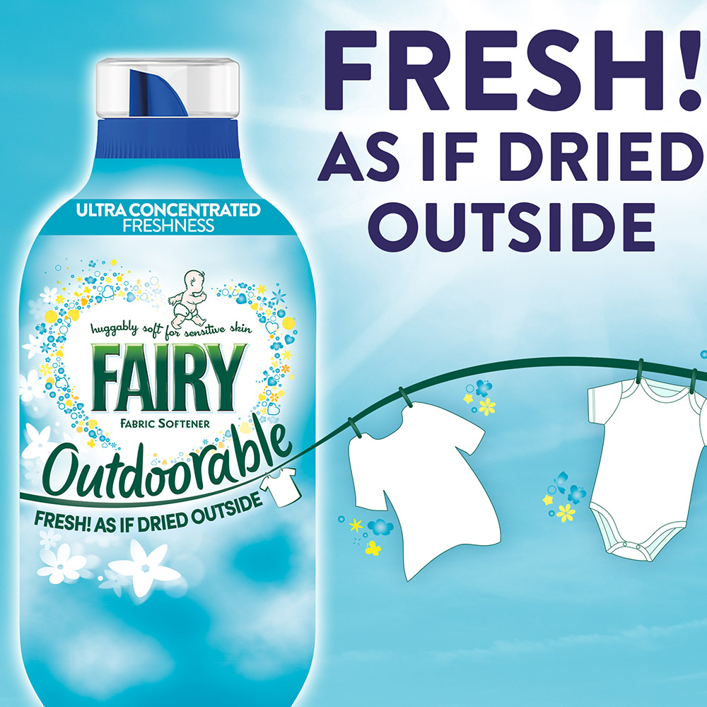 Fairy Outdoorable Fabric Conditioner 55 Washes 770ml Image 3