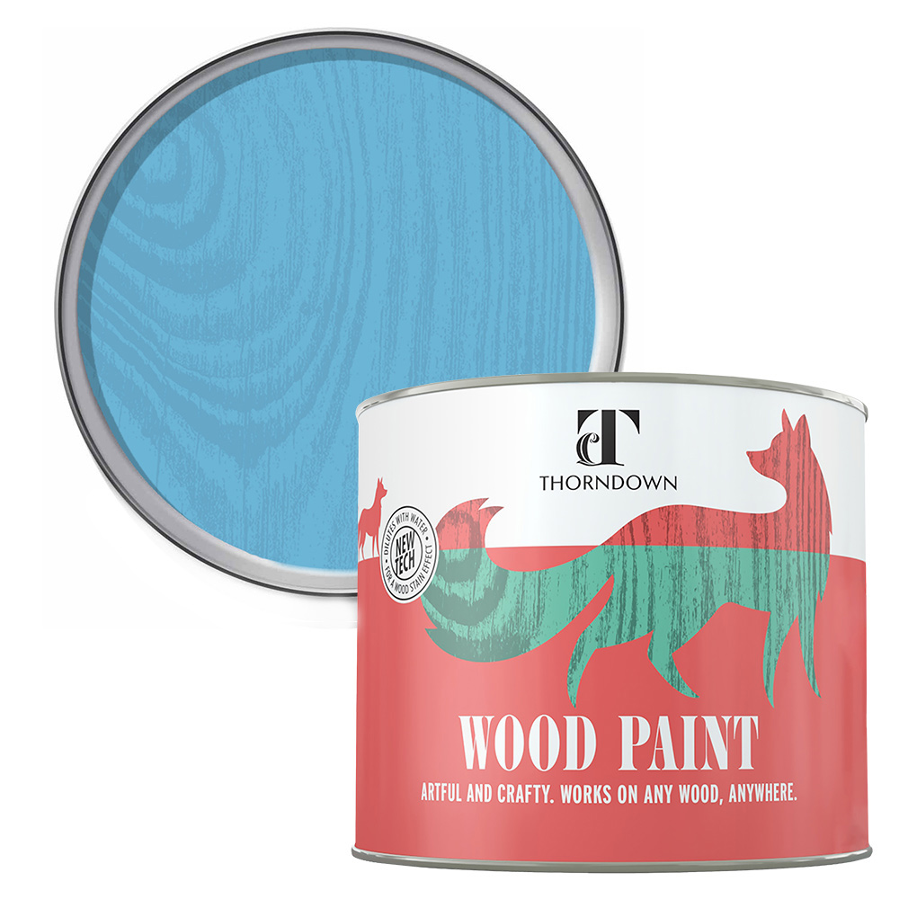 Thorndown Adonis Blue Satin Wood Paint 750ml Image 1