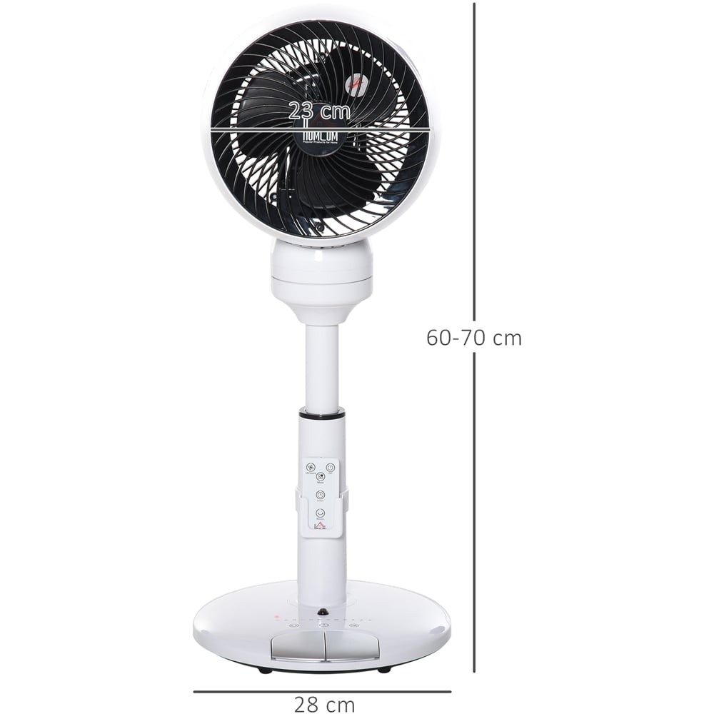 HOMCOM Black Air Circulator Fan 28 inch Image 6