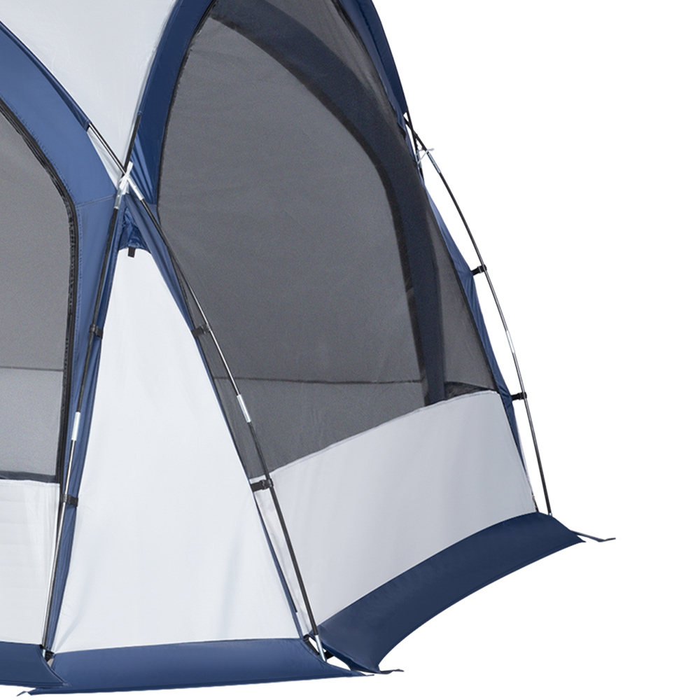 Outsunny 6-8 Person Camping Tent White Image 5