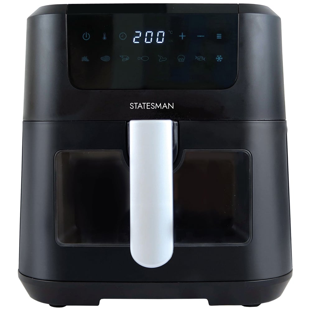 Statesman SKAF05015BK 5L Black Digital Air Fryer Image 1