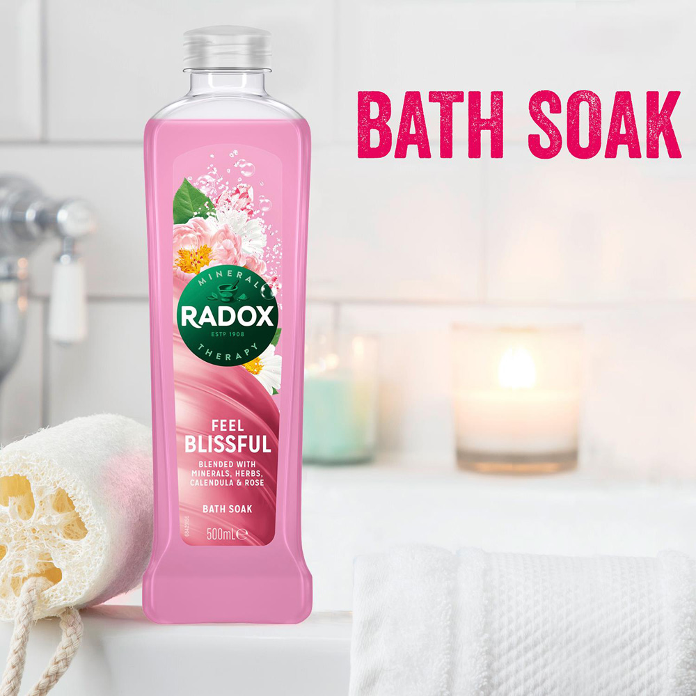 Radox 100% Nature Inspired Fragrances Feel Blissful Bath Soak 500ml 3 Pack Image 6