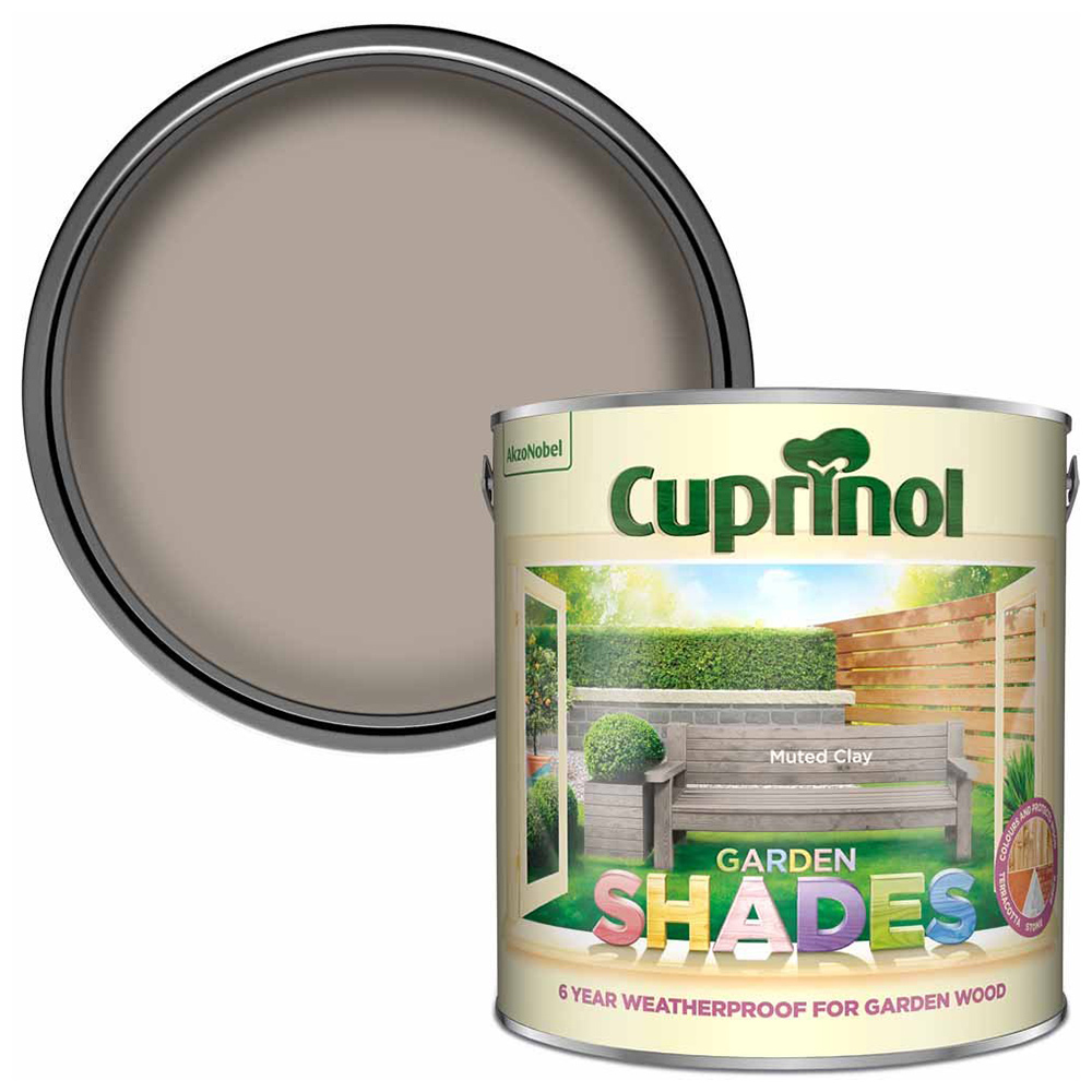Cuprinol Garden Shades Muted Clay Exterior Paint 2.5L Image 1