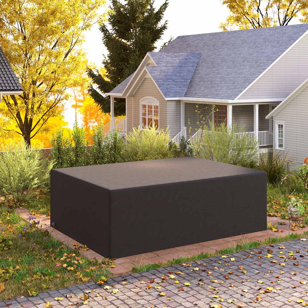 Outsunny Black Garden Furniture Cover 275 x 205cm Image 5