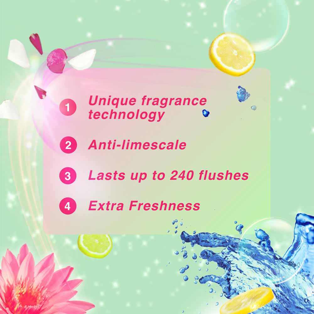 Bloo Colour Active Plus Long Lasting Freshness Toilet Rim Block 2 x 50g 6 Pack Image 3