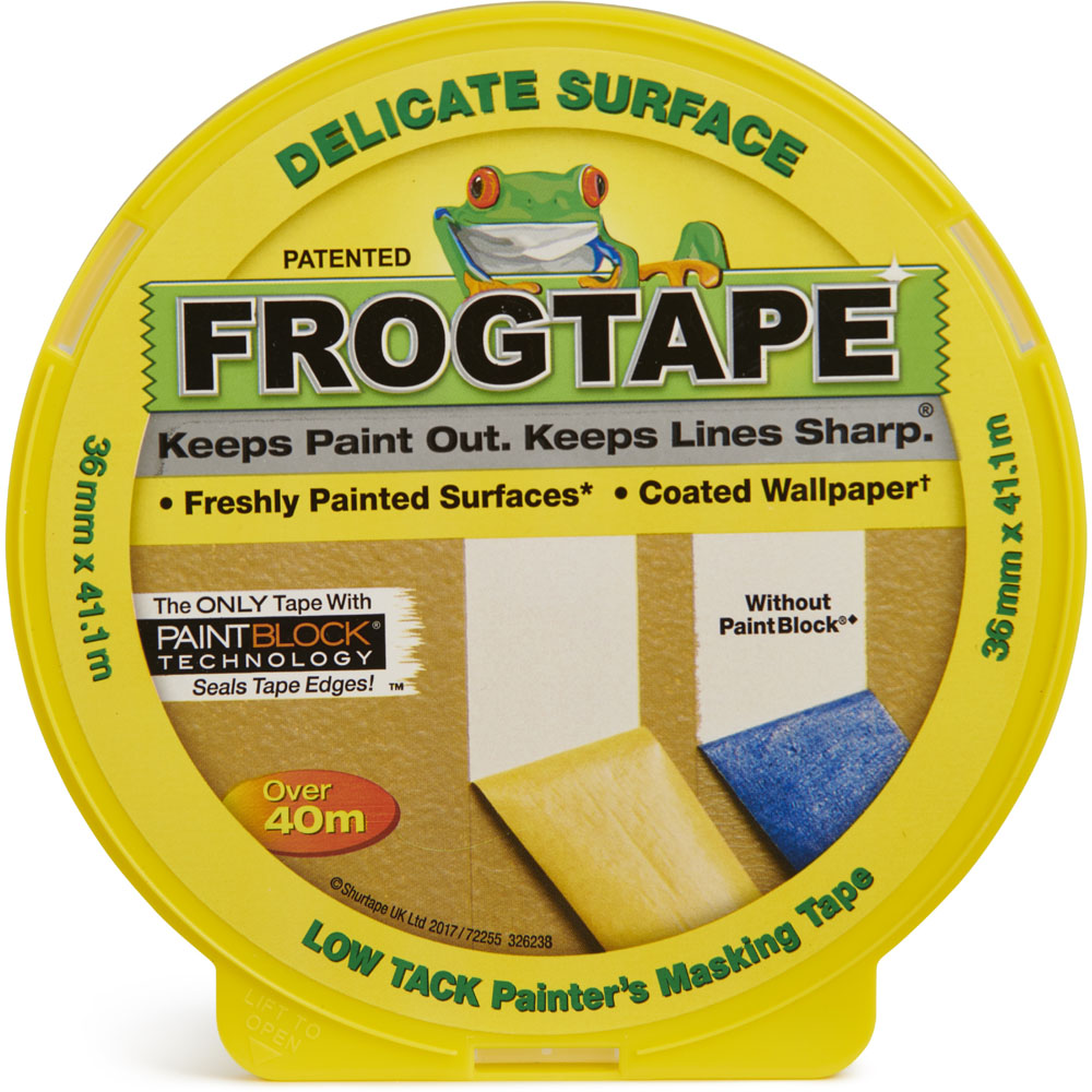 Frog tape 36mm Yellow Delicate Surface Painters Tape Image 3