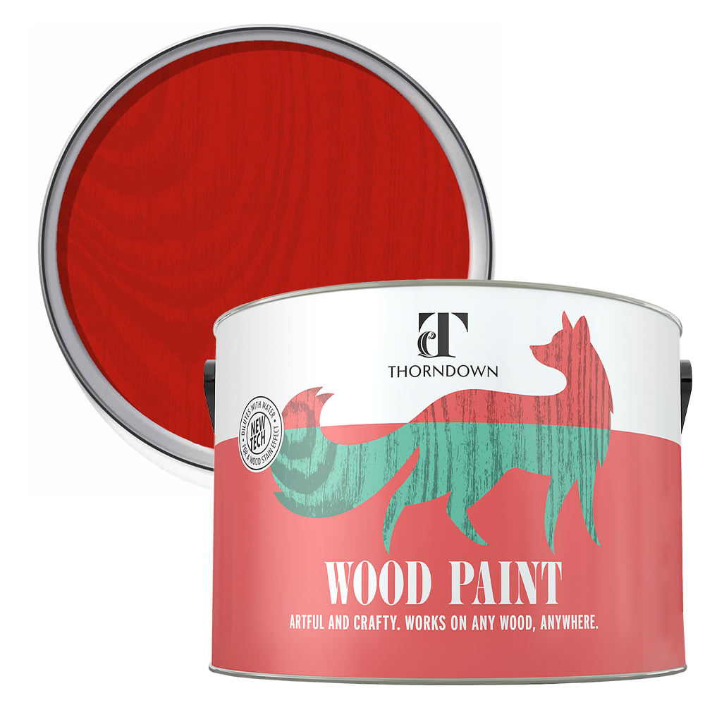Thorndown Rowan Berry Red Satin Wood Paint 2.5L Image 1