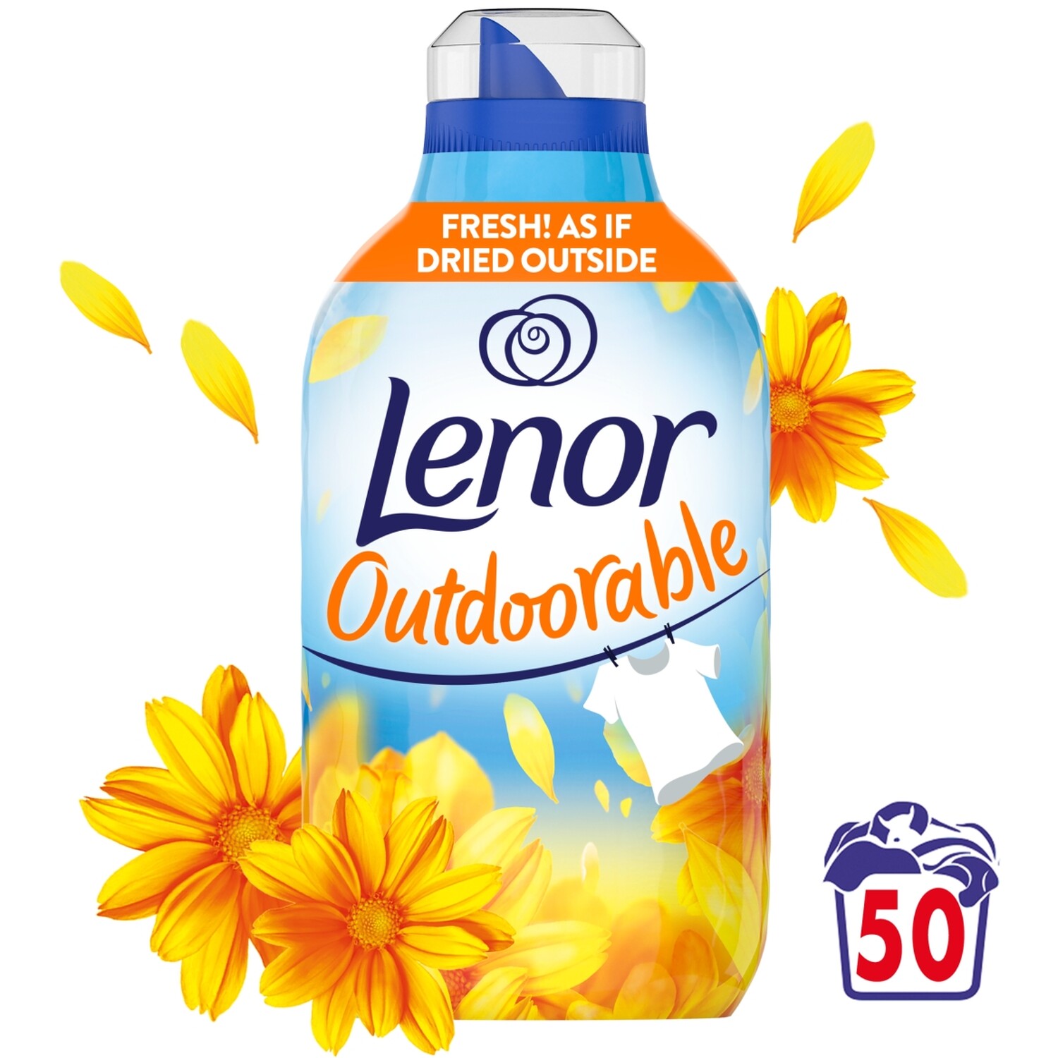 Lenor Outdoorable Fresh Fabric Conditioner 700ml Summer Breeze Image 7