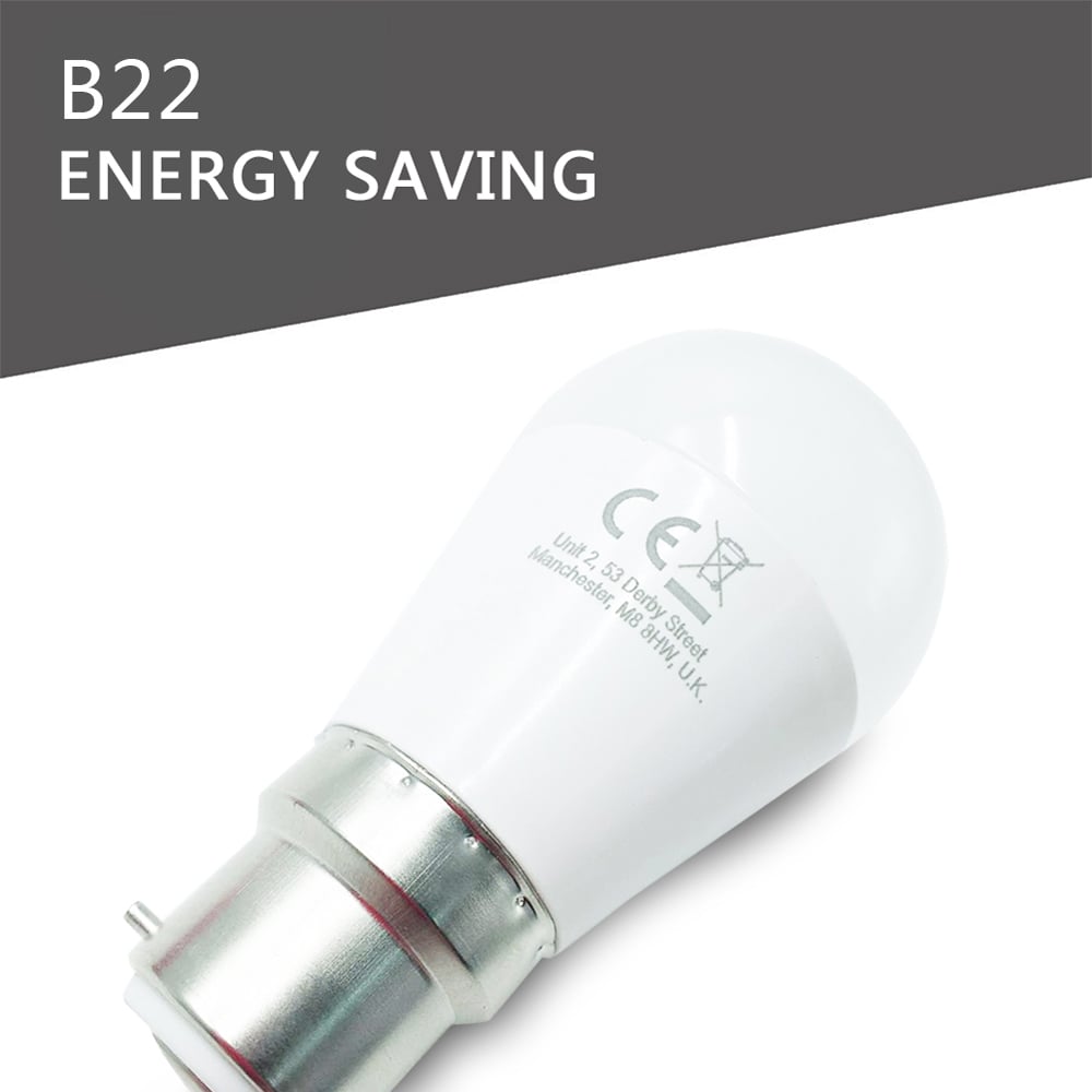 ExtraStar 6 Pack B22 7W Neutral White Ball LED Light Bulb Image 3